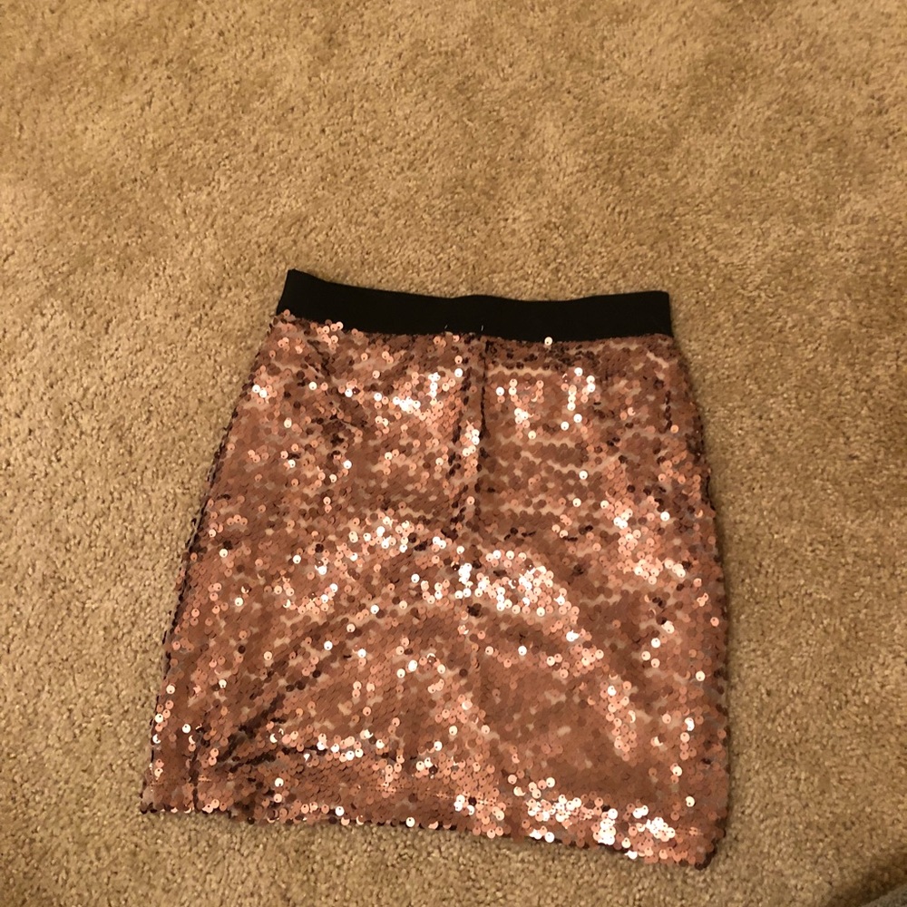 sequin skirt